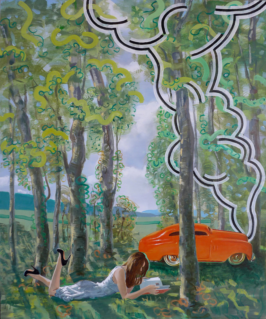 Rauchender Kühler, 2013, 110 x 100 cm