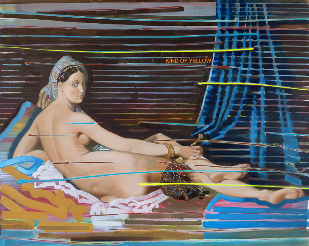 Kind of Blue (Ingres), 2015, 120 x 150 cm