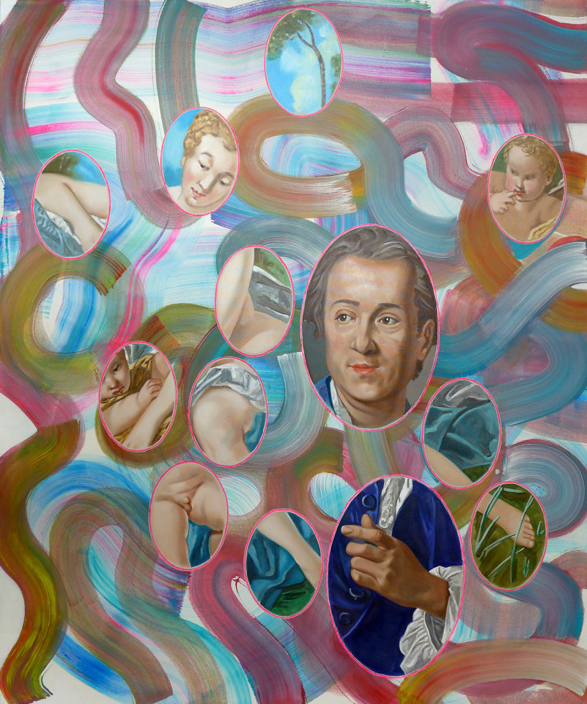 Diderot (van Loo / Boucher), 2014, 180 x 150 cm